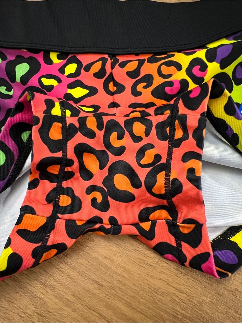 Rebel Athletic Cheer Athletics cheetah print shorts size YL - Picture 9 of 10